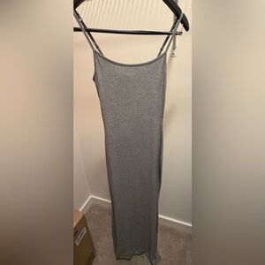 SKIMS Gray Long Sleeve Dress